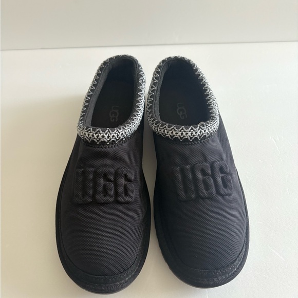 UGG Tasman Ballistic Black  1112693 Men's Winter Slippers Shoes Size 7 EUC - Picture 3 of 16